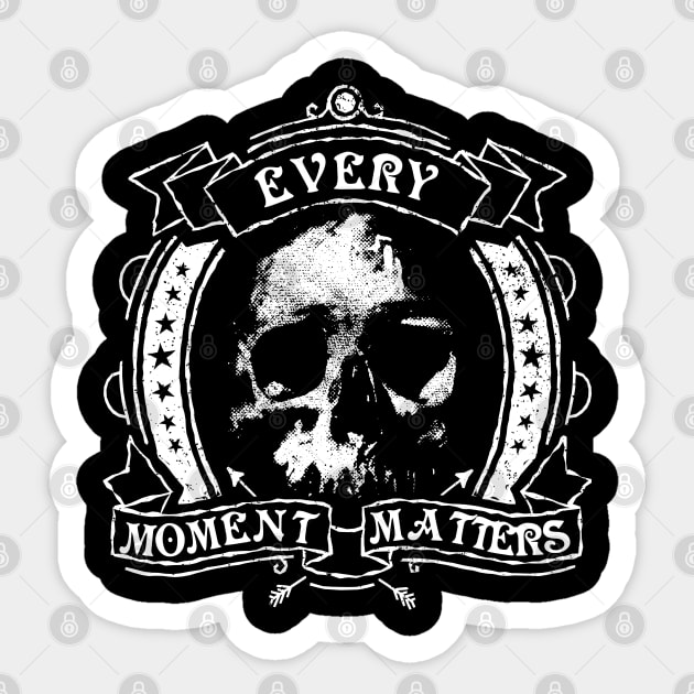 Every moment matters Sticker by All About Nerds